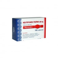 Ибупрофен Полфа, при температура и различни видове болка, 200мг, 100 таблетки