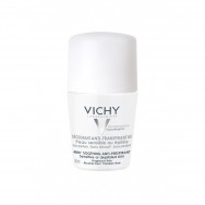 Ефективен дезодорант рол-он против изпотяване до 48 часа без парфюм, 50 мл, 1+1, Vichy