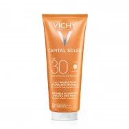 Слънцезащитно хидратиращо мляко за лице и тяло, семейна опаковка, 300 мл. Vichy Capital Soleill SPF30
