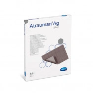 Hartmann Atrauman Ag мазева превръзка с контактен слой, импрегниран със сребро 5см/5см х 3 броя 
