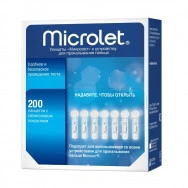 Microlet Ascensia Ланцети за убождащо устройство, х 200 броя, Bayer