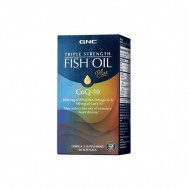 Рибено Масло Плюс Коензим Q-10, за силно и здраво сърце, капсули х 60, GNC Fish Oil Plus CоQ-10