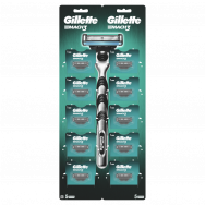 Gillette Mach 3 резервни ножчета за самобръсначка, на кора х 10 броя