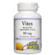 Vitex (Витекс), Регулира менструалния цикъл, 90 капсули, Natural Factors