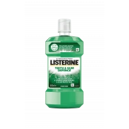 Listerine Teeth Gum Defence вода за уста, предотвратява натрупването на зъбен камък, зъбната плака 500мл.