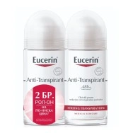 Дезодорант рол-он до 48 часа против изпотяване, 2 броя х 50 мл. Eucerin Anti-Transpirant DUO Promo Pack