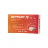 Ибурапид 400 мг. - при различни видове болка, филмирани таблетки х 10, Chemax Pharma