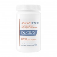 Anacaps Reactiv Хранителна добавка укрепваща косата и ноктите, 30 капсули, Ducray 