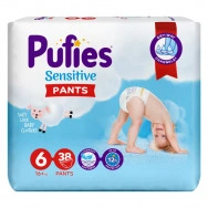 Pufies Sensitive Pants 6 гащи за деца 15+кг extra large х 38 броя