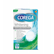 Corega Whitening за ежедневно почистване на протези х 30 таблетки