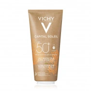Слънцезащитно еко мляко за лице и тяло за всеки тип кожа, 200 мл. Vichy Capital Soleil SPF50+ 
