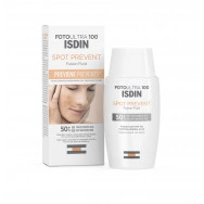 Слънцезащитен флуид за лице против пигментни петна, 50мл. ISDIN FotoUltra 100 Spot Prevent SPF50+