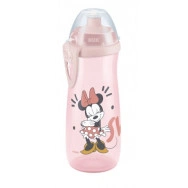 Чаша със силиконова клапа за деца над 24 месеца, 450 мл., Nuk Disney Mickey Mouse Sports Cup- Rose