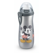 Чаша със силиконова клапа за деца над 24 месеца, 450 мл., Nuk Disney Mickey Mouse Sports Cup- Grey