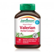 Валериан 50 мг. за подпомагане на спокойният сън и намаляване на тревожността, капсули х 60, Jamieson