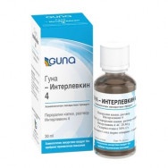 Гуна Интерлевкин Хомеопатичен лекарствен продукт, Перорални капки, разтвор, 4 капки, 30мл