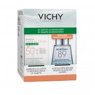 Vichy Soleil UV-Clear SPF50+ Слънцезащитен флуид за лице против несъвършенства, 40 мл. + Mineral 89 Бустер за лице, 30 мл.