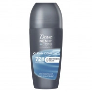 Дезодорант рол-он за мъже, 50 мл. Dove Men Advanced Deo Clean Comfort