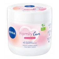 Успокояващ и хидратиращ крем за чувствителна кожа, 450мл., Nivea Family Care