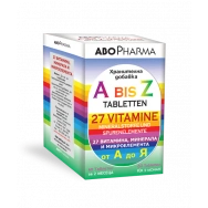 Витамини A-Z, 27 витамина, минерала и микроелемента, 60 таблетки, Abopharma