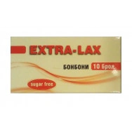 Екстра лакс Бонбоби - Подпомагат перисталтиката и функционирането на червата, без захар, 10 бр., карамел