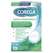 Corega Партс, почистващи таблетки за зъбни протези 30 броя
