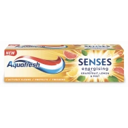 Aquafresh Senses Паста за зъби гейпфрут, лемон и mента 75мл