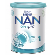 NAN OptiPro 1 Адаптирано мляко за кърмачета, 0 до 6 месеца х 400гр