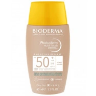 Слънцезащитен тониран флуид за комбинирана до мазна кожа, златист цвят, 40 мл. Bioderma Photoderm Nude Touch SPF50+