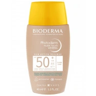 Слънцезащитен тониран флуид за комбинирана до мазна кожа, светъл цвят, 40мл., Bioderma Photoderm Nude Touch SPF50+