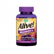 Alive (Алайв) Желирани таблетки мултивитамини за жени, 131мг, 75 бр., Nature's way