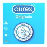 Durex Classic презервативи от прозрачен естествен латекс х 3 броя