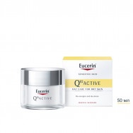 Дневен крем против бръчки за суха и чувствителна кожа, 50 мл. Eucerin Q 10 Active