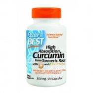 Curcumin (Куркумин), Хранителна добавка с антиоксидантно действие, 500мг, 120 капсули