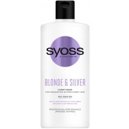 Syoss Blonde & Silver балсам за руса и сива коса 440мл