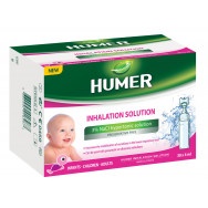Хюмер (Humer) хипертоничен разтвор за инхалация, 3% NaCl, монодози х 30