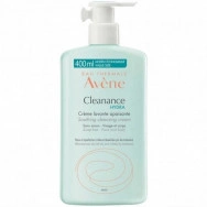 Почистващ и успокояващ крем за лице за проблемна, дехидратирана кожа 400мл.,Avene Cleanance Hydra 