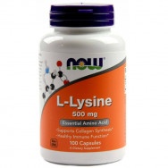 L-Lyzin (Л-Лизин), Хранителна добавка, 500мг, 100 капсули, Now Foods