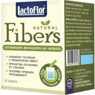 Lactoflor Натурални фибри за пречистване на организма и добра чревна проходимост, 15 сашета