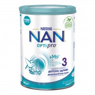 NAN OptiPro 3 Преходно мляко за кърмачета, от 12-тия месец х 400гр