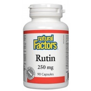 Рутин, мощен биофлавоноид с редица ползи за здравето, антиоксидант, 250мг, 90 капсули, Natural Factors