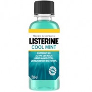 Listerine Coolmint вода за уста срещу плака и гингивит 95мл.