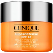 Clinique Superdefense SPF40 Fatigue + 1st Signs of Age дневен гел за лице срещу първи белези на стареене за всеки тип кожа 30 мл