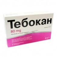 Тебокан, при отслабване на паметта, деменция, с гинко билоба, 80мг, 60 таблетки, Натурпродукт