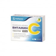 Витамин C, 100мг, 40 таблетки, Софарма