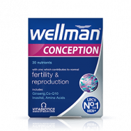 Уелмен Концепция за репродуктивно здраве и плодовитост, 30 таблетки, Vitabiotics